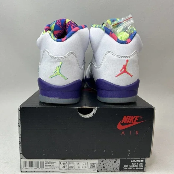 Nike Shoes Air Jordan 5 Retro GS "Alternate Bel-Air" 2023 - Picture 4 of 5